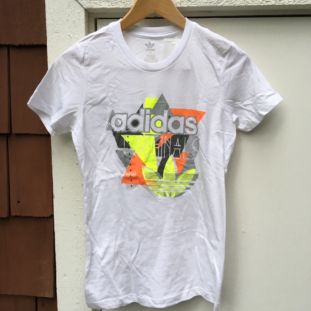 Adidas Women’s Small white T-shirt Size S